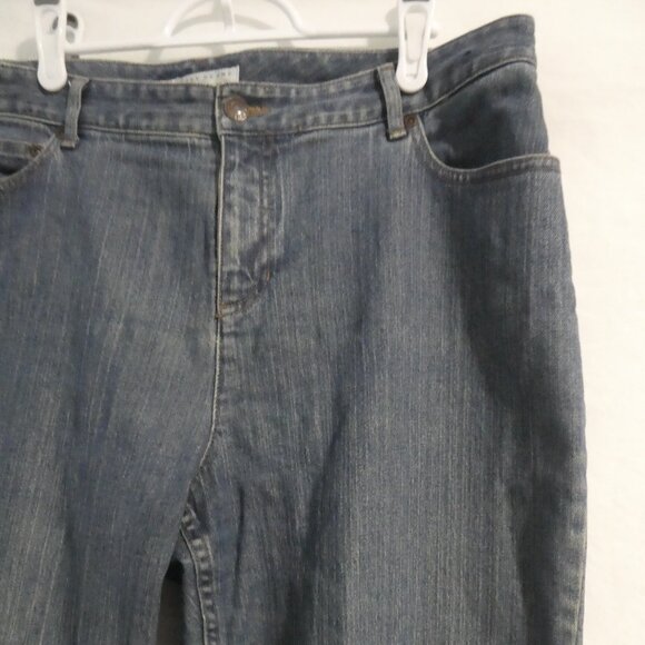 GEOFFREY BEENE SPORT Stretch | size 14 R | Classic Straight Leg Denim Jeans - Picture 5 of 16